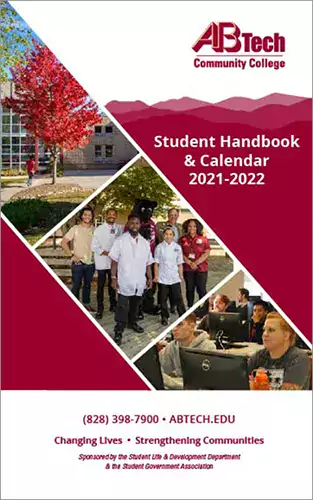2021-2022 A-B Tech Student Handbook Cover