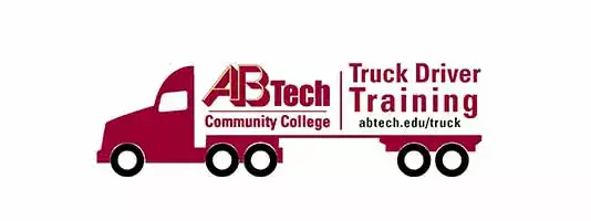 Logo of truck with A-B Tech written on it
