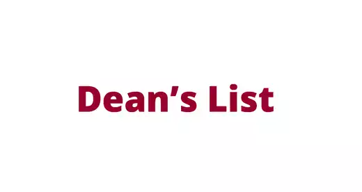 Dean's List - News Featured