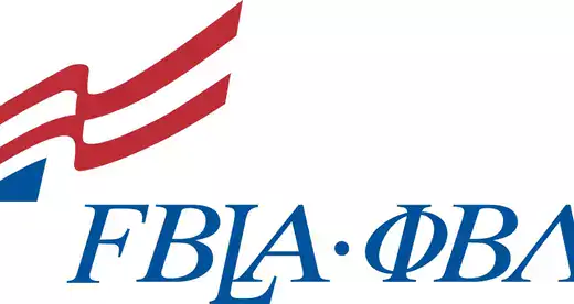 FBLA and PBL Logo in red and blue