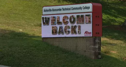 Welcome Back Electronic Sign