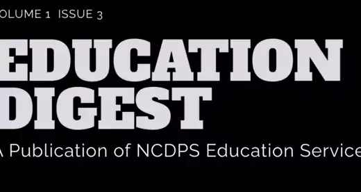 The words Education Digest