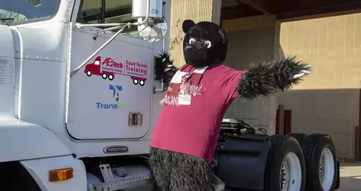 Truck Driving Trailblazer bear
