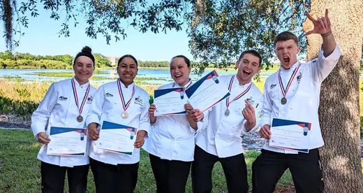 A-B Tech Culinary Team with ACF Regional Medals