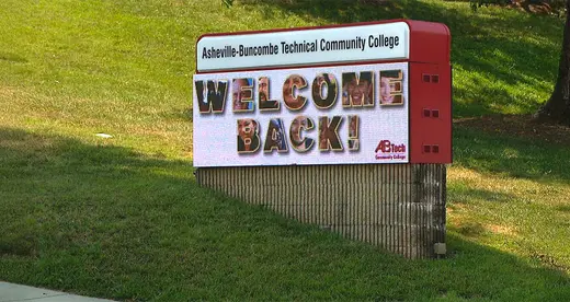 Welcome Back Electronic Sign