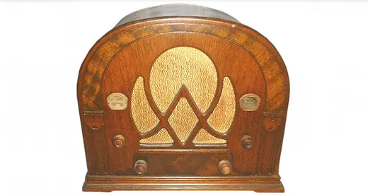 Atwater Kent model 217 cathedral receiver.