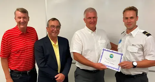 Shown are Matthew Burril, Skip Capone, Dave Beckham and Tim McBride