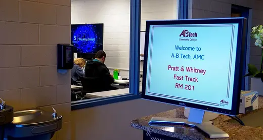 Computer screen showing Pratt & Whitney Fast Track