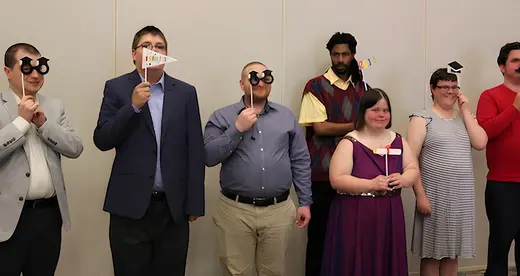 Group of seven women and men