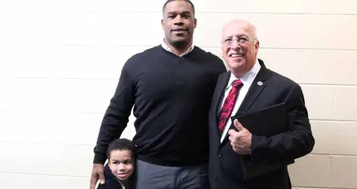 Jamil Hawes with Dennis King