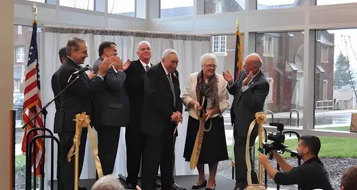 Jack and Carolyn Ferguson at Ferguson Center ribbon cutting