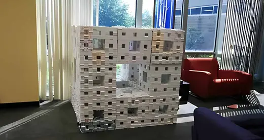 Menger Sponge Completed at Level 3 - News Featured