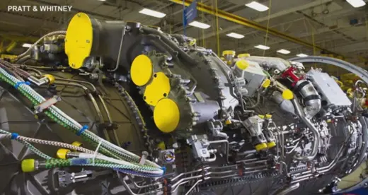 A large aerospace engine