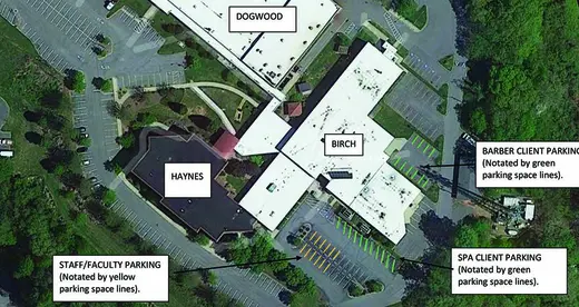 Aerial map of Birch building