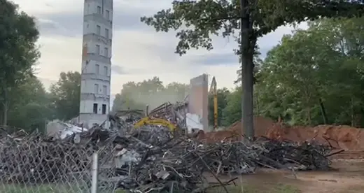 A-B Tech Enka Haynes Tower Demolition Video - 7