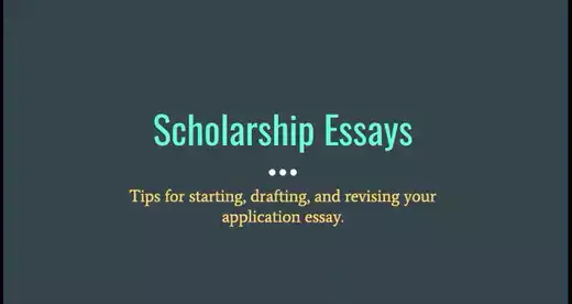 Scholarship Essay Guidance from the A-B Tech Writing Center