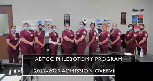 2022-2023 A-B Tech Phlebotomy Program Admission Overview