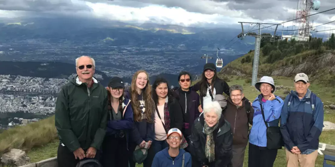 Group photo of Ecuador trip