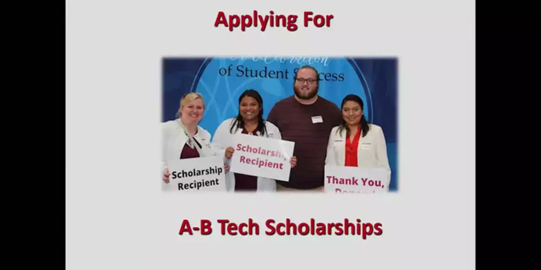 Applying For AB-Tech Scholarships Poster Image
