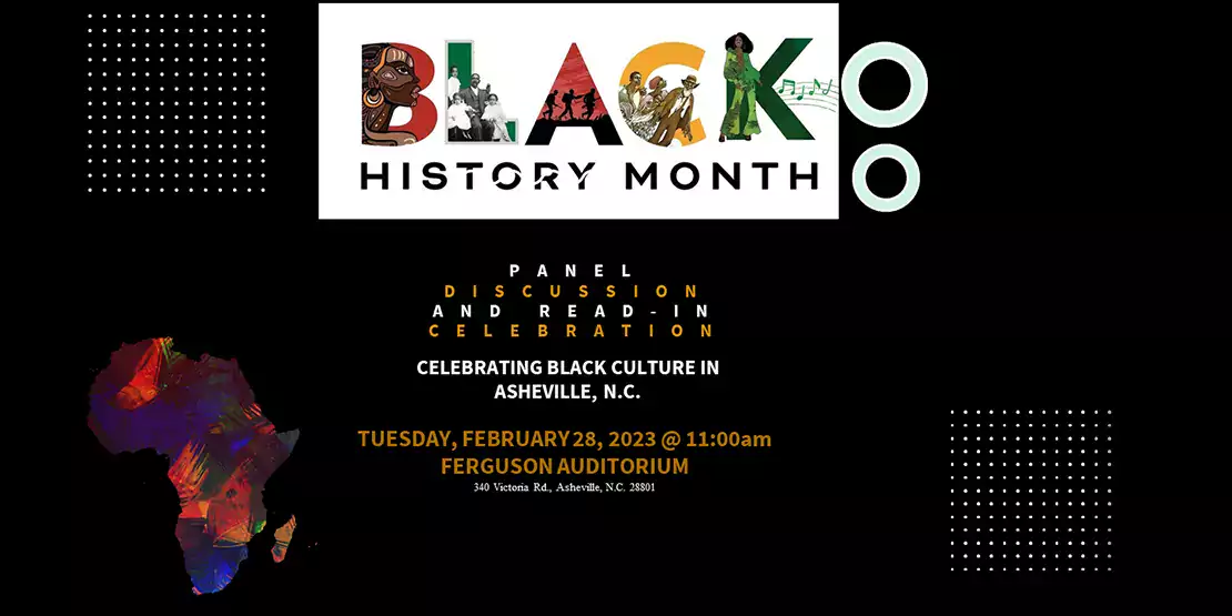 Black History Month flyer image