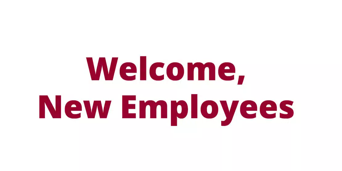 Welcome New Employees - News Featured