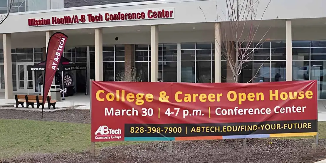 Exterior shot of Find Your Future Open House