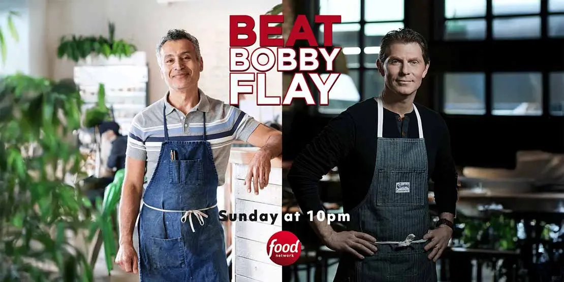 Reza Setayesh and Bobby Flay