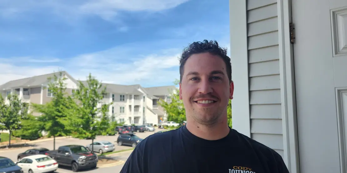 barber academy graduate colton stine