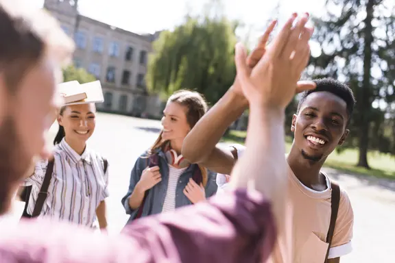 [FPO] Group of Happy Students