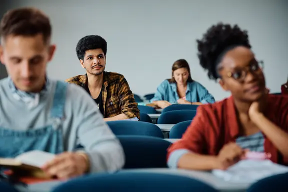 Students in classroom