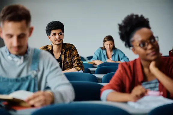 Students in classroom