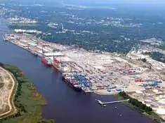 Graphic of Wilmington, NC Port