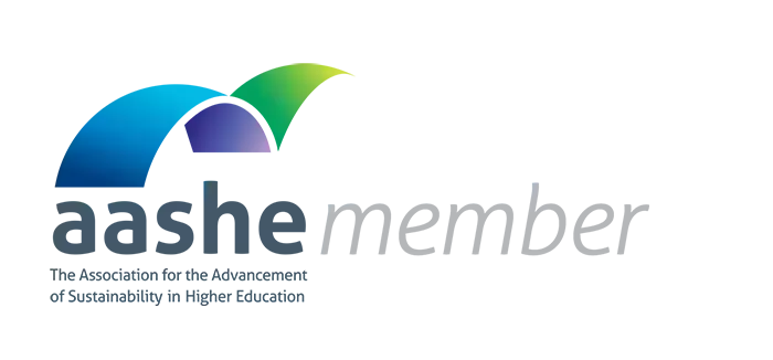 AASHE Member Logo - The Association for the Advancement of Sustainability in Higher Education