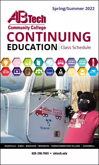 2022 Spring/Summer Continuing Education Class Schedule Cover