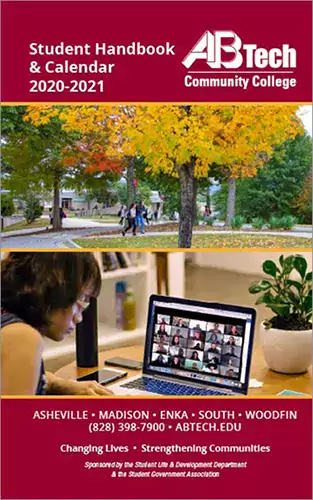 2020-2021 A-B Tech Student Handbook Cover