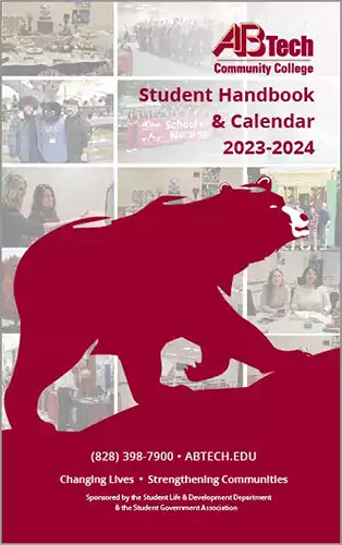 2023-2024 A-B Tech Student Handbook Cover