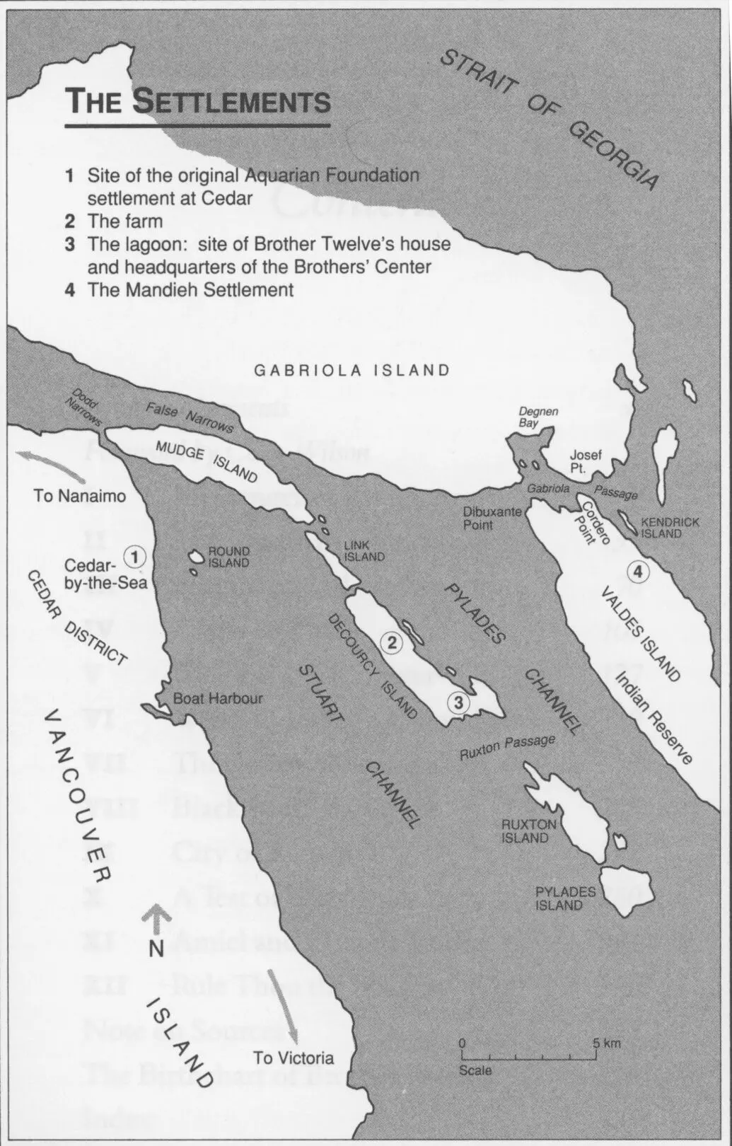 Map of British Columbia Islands - Mary Connally and the Cult -Campus Obscura News