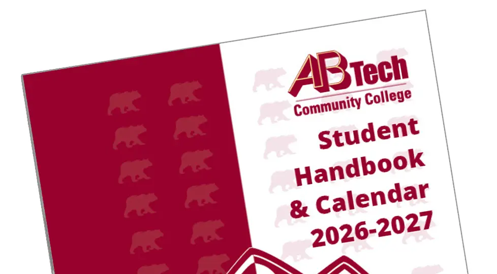 A-B Tech Student Handbook Cover Slanted