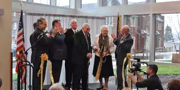 Jack and Carolyn Ferguson at Ferguson Center ribbon cutting