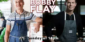 Reza Setayesh and Bobby Flay