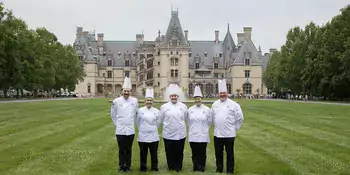 A-B Tech Culinary Team on the Biltmore House Lawn