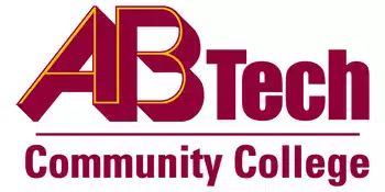 A-B Tech logo in Burgundy