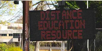 A-B Tech Distance Education sign