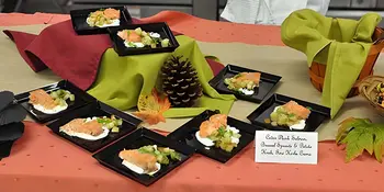 Food on a table at Autumn In Asheville