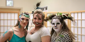 Cosmetology students models