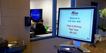 Computer screen showing Pratt & Whitney Fast Track