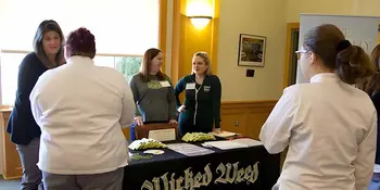 Wicked Weed Brewing table
