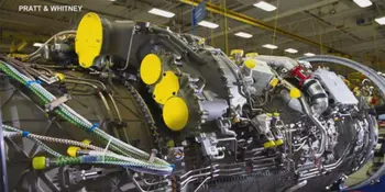 A large aerospace engine