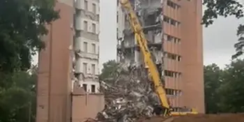A-B Tech Enka Formerly Haynes Tower Demolition Video - 4