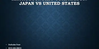 2026 Arts & Sciences Showcase: Macroeconomic Comparison: Japan vs. United States - DeAndre Frost